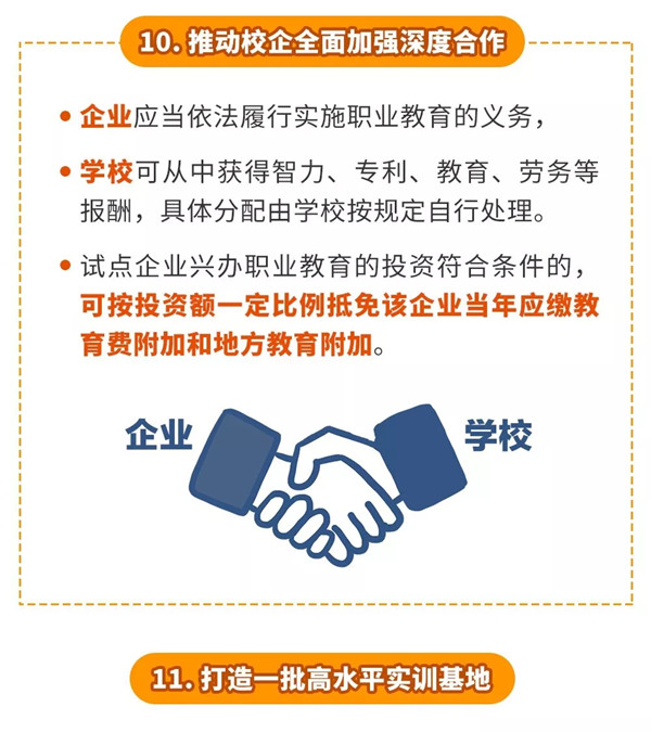 一图秒懂：职业教育改革利好策略