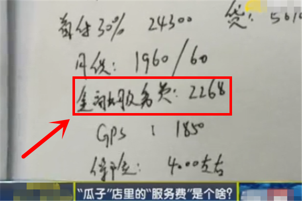 在瓜子购买二手车，女子被需要交2268元“金融服务费”！