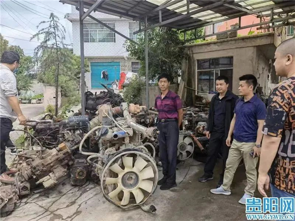 贵阳4处非法收购拆解报废旧机动车辆被查
